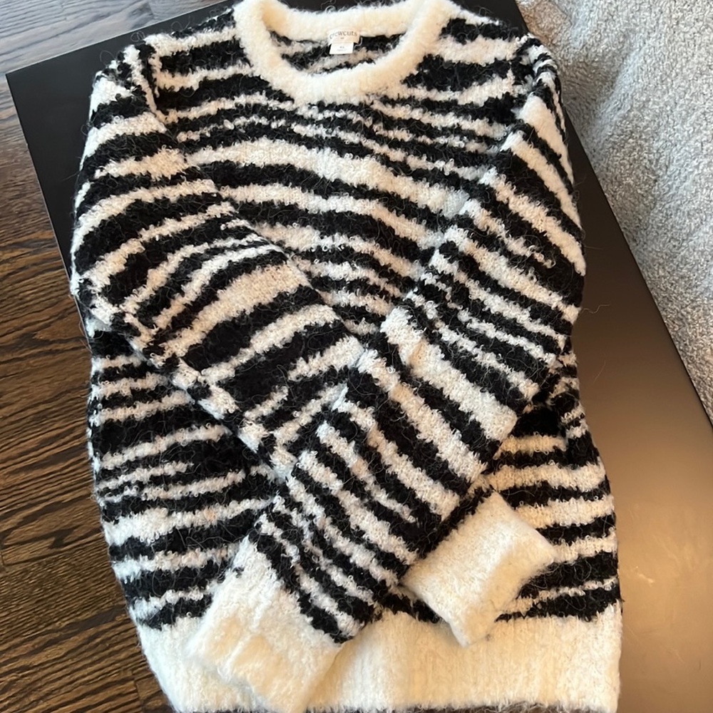 Crewcuts girls fuzzy sweater